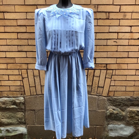 JT Dress Dresses & Skirts - vintage JT Dress blue dress 8